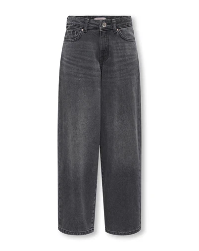 Kids Only - KOGGianna Ella Baggy Straight Jeans - Washed Black